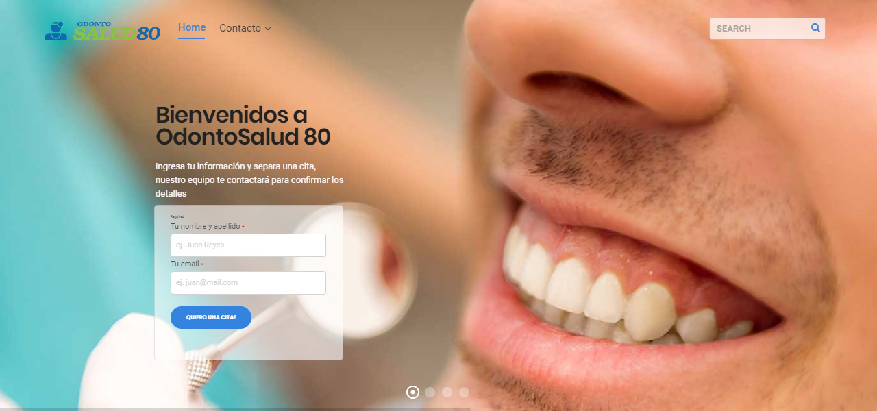 Sitio web, OdontoSalud 80 en Conceptod (imagen #1151)